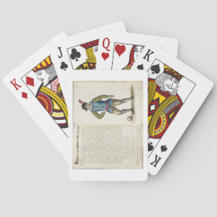 Nobleman playing football, Venetian (manuscript) Cards