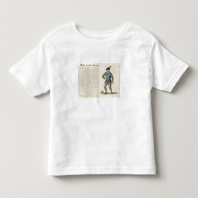 Nobleman playing football, Venetian (manuscript) Toddler T-Shirt (Front)