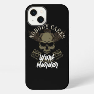 Nobody Cares Pistons Skulls Car Lover Funny Auto M iPhone 13 Case