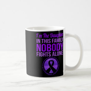 Nobody Fights Alone Alzheimerheimer's Awareness Coffee Mug
