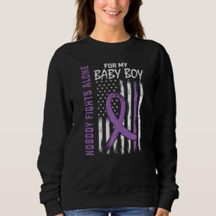 Nobody Fights Alone Baby Boy Son Lupus Awareness F Sweatshirt