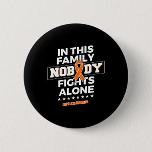 Nobody Fights Alone Crps Awareness 6 Cm Round Badge