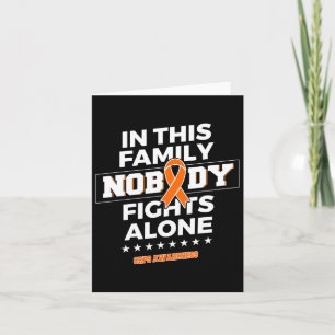 Nobody Fights Alone Crps Awareness  Card