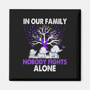 Nobody Fights Alone Family Elephants Heimerheimer Magnet