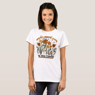 Nobody Fights Alone Floral Leukaemia T-Shirt
