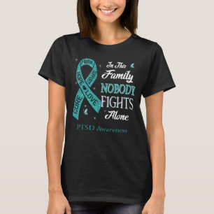 Nobody Fights Alone PTSD Awareness T-Shirt