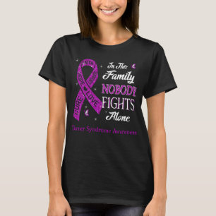 Nobody Fights Alone Turner Syndrome Awareness T-Shirt