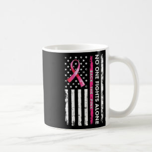 Nobody Fights Breast Cancer Alone Ck The Pink Ribb Coffee Mug
