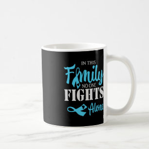 Nobody Fights Diabetes Alone Support Diabetes Awar Coffee Mug