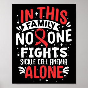 Nobody Fights- Sickle Cell Anaemia Awareness Suppo Poster