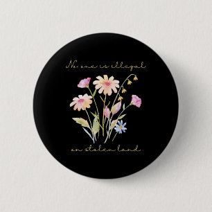 Nobody Is Illegal Abolish Ice Immigration Anti Tru 6 Cm Round Badge
