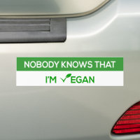 nobody knows that i'm vegan