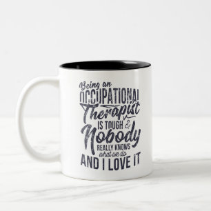 Nobody Really Knows What We Do Two-Tone Coffee Mug