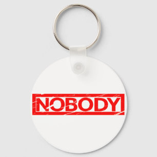 Nobody Stamp Key Ring