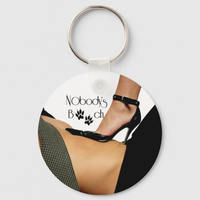 NObody's Bxxch Key Ring (Front)