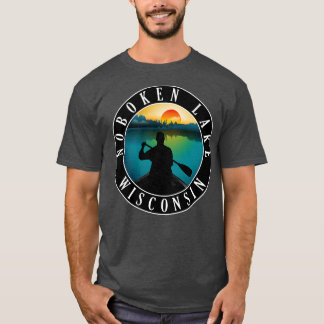 Noboken Lake Wisconsin Canoeing 2 T-Shirt