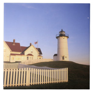 Nobska Lighthouse, Woods Hole, Massachusetts Ceramic Tile
