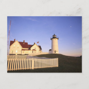 Nobska Lighthouse, Woods Hole, Massachusetts Postcard