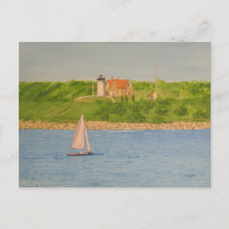 Nobska Point Lighthouse II Postcard