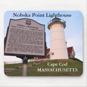 Nobska Point Lighthouse, Massachusetts Mousepad