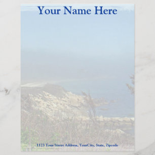Nobska Point - Woods Hole - Cape Cod Massachusetts Personalized Letterhead