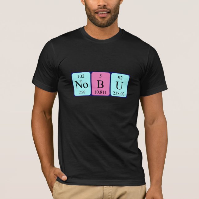 Nobu periodic table name shirt (Front)
