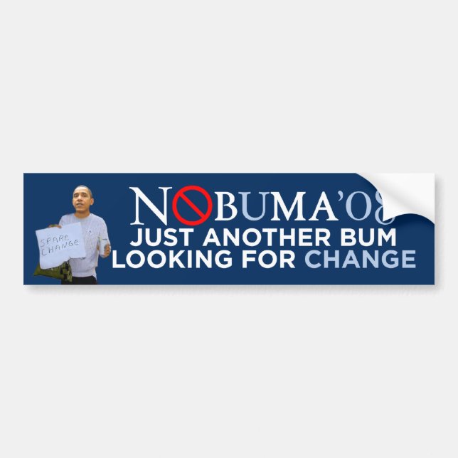 Nobuma Looking For Change Bumper Sticker (Front)