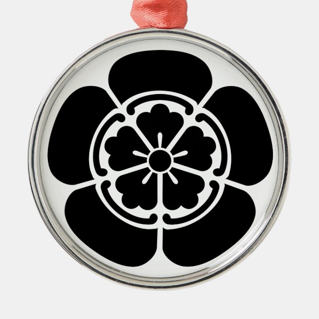 Nobunaga Oda Metal Tree Decoration (Front)