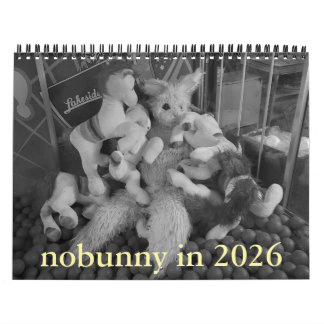 nobunny in 2026 calendar retrospective edition