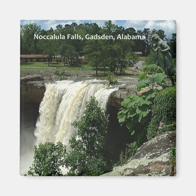 Noccalula Falls, Gadsden, Alabama Magnet (Front)