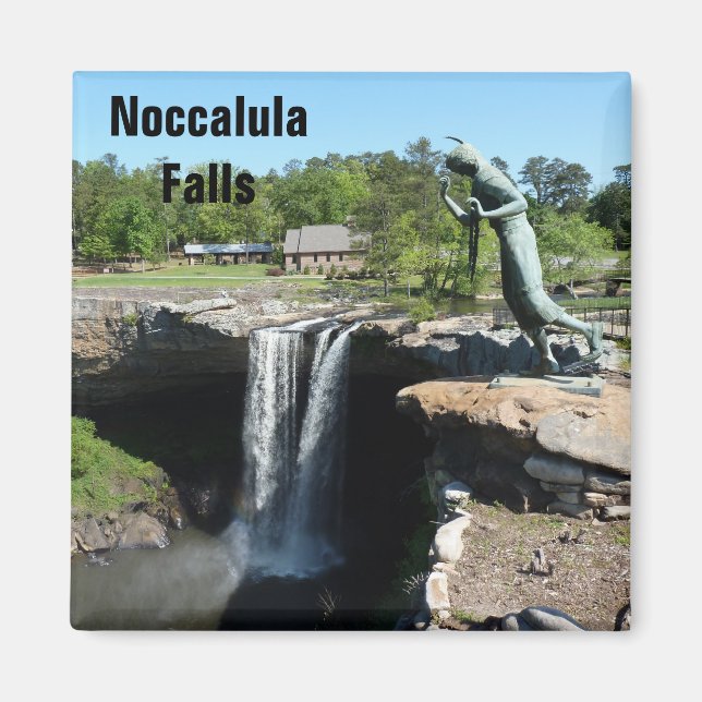 Noccalula Falls Photo Magnet Gadsden Alabama (Front)
