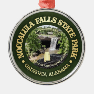 Noccalula Falls SP Metal Ornament