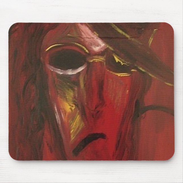 NOCK IN RED MOUSE PAD (Front)