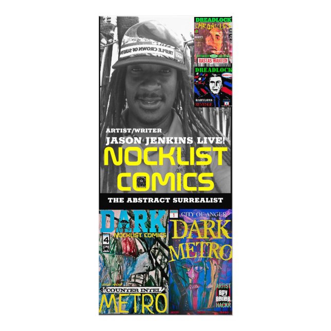 NOCKLIST COMICS RACK CARD (Front)