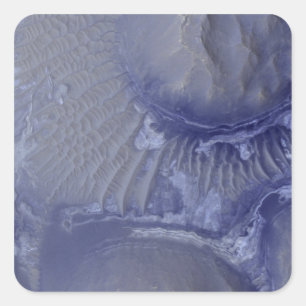 Noctis Labyrinthus formation on Mars Square Sticker