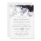 Nocturnal Floral Dusty Blue Square Wedding