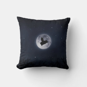 nocturnal flying pig pillow