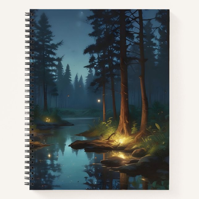 Nocturnal River Notebook (Front)