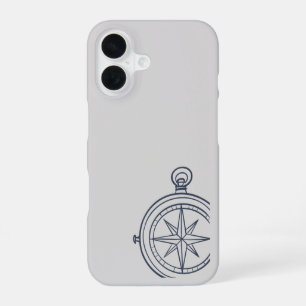 Nocturnal Study dark academia compass   iPhone 16 Case