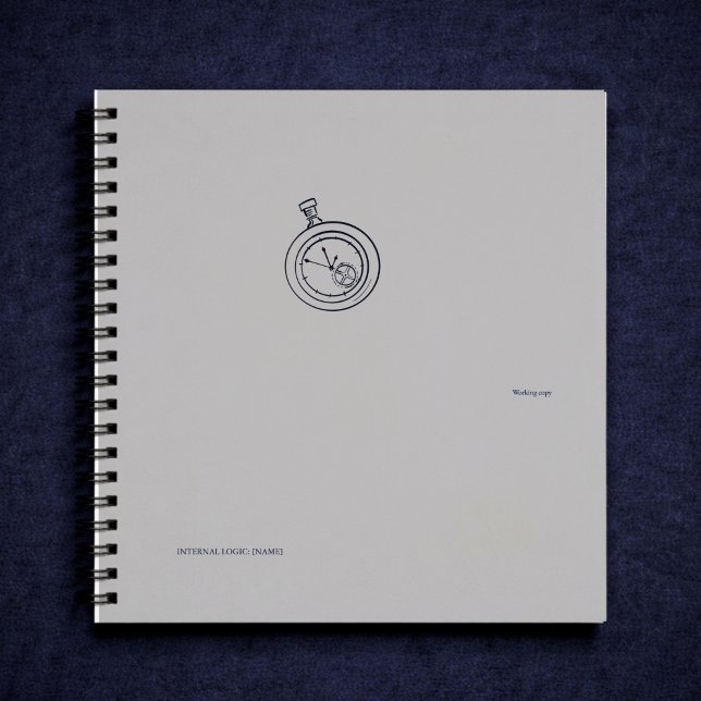 Nocturnal Study dark academia Pocket Watch   Notebook (Creator Uploaded)