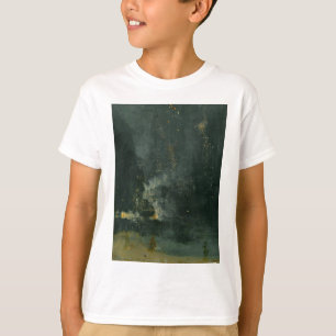 Nocturne in Black and Gold, the Falling Rocket T-Shirt