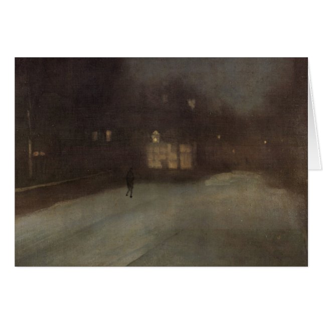 Nocturne in grey and gold by Whistler (Front Horizontal)