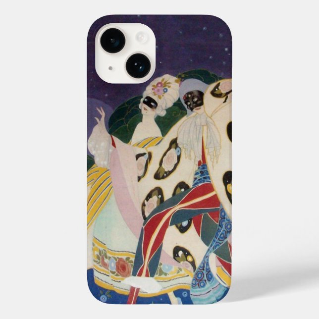 NOCTURNE WITH MASKS / Venetian Masquerade Case-Mate iPhone Case (Back)