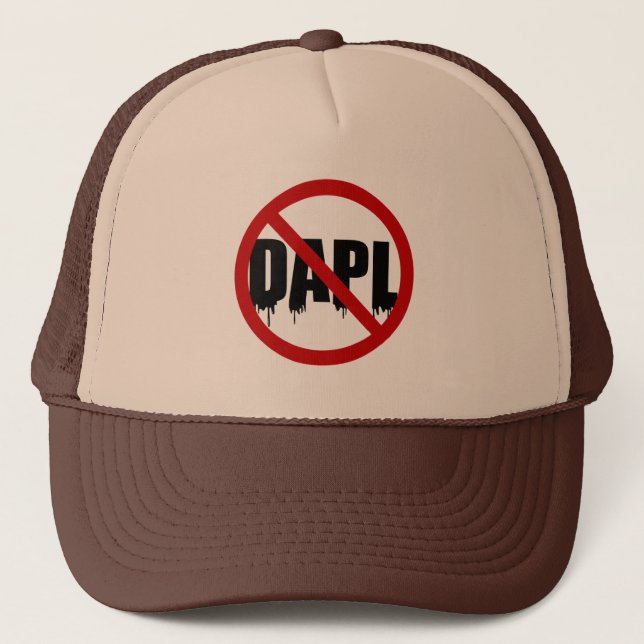 #NoDAPL Trucker Hat (Front)