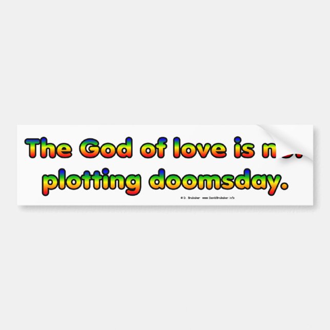NoDoomsday Bumper Sticker (Front)