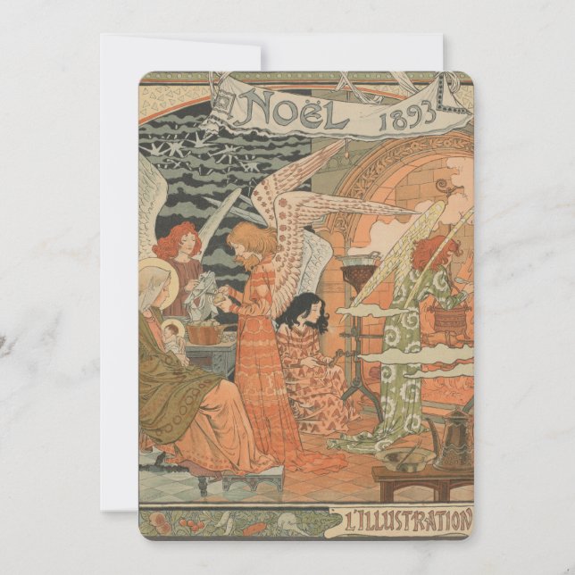 Noel 1893 Christmas Card (Front)