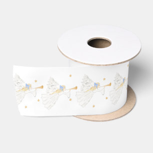 Noel Angel Christmas Ribbon Satin Ribbon