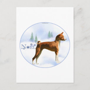 Noel Basenji Postcard