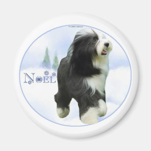 Noel Bearded Collie Magnet