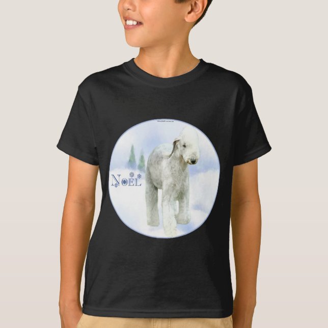 Noel Bedlington Terrier T-Shirt (Front)